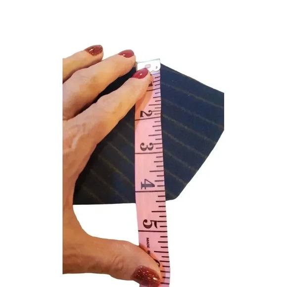 Robert Talbott‎ Best Of Class Men's Tie Blue Stripe Silk Necktie Luxury Designer - Picture 10 of 11